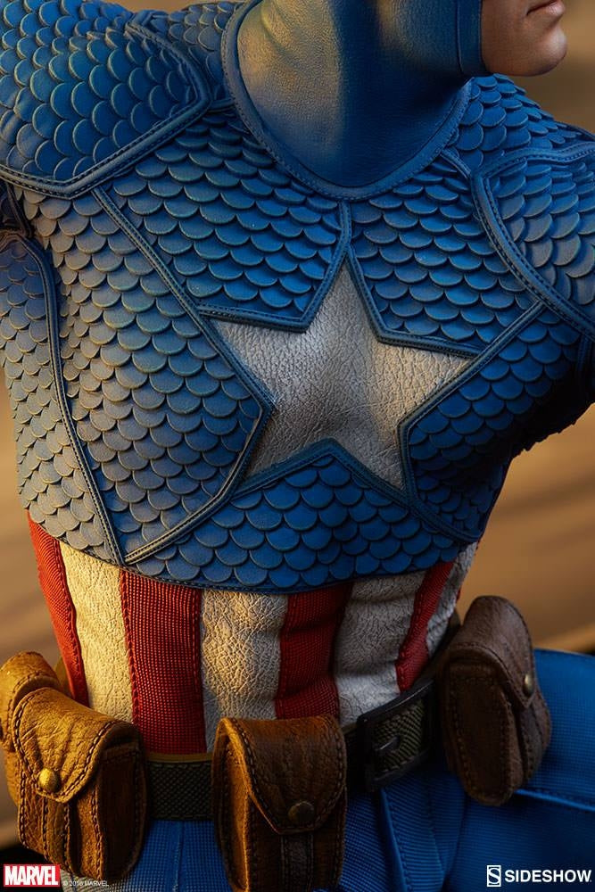 Sideshow Collectibles - Avengers Assemble Captain America Statue