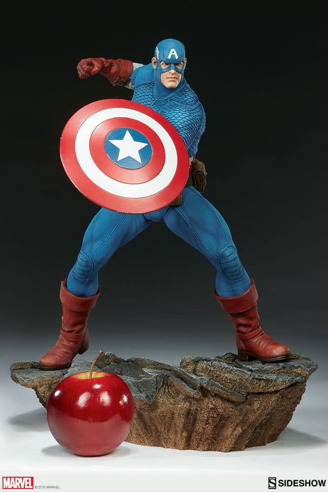 Sideshow Collectibles - Avengers Assemble Captain America Statue