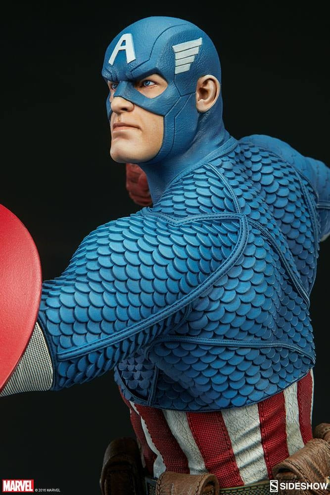 Sideshow Collectibles - Avengers Assemble Captain America Statue