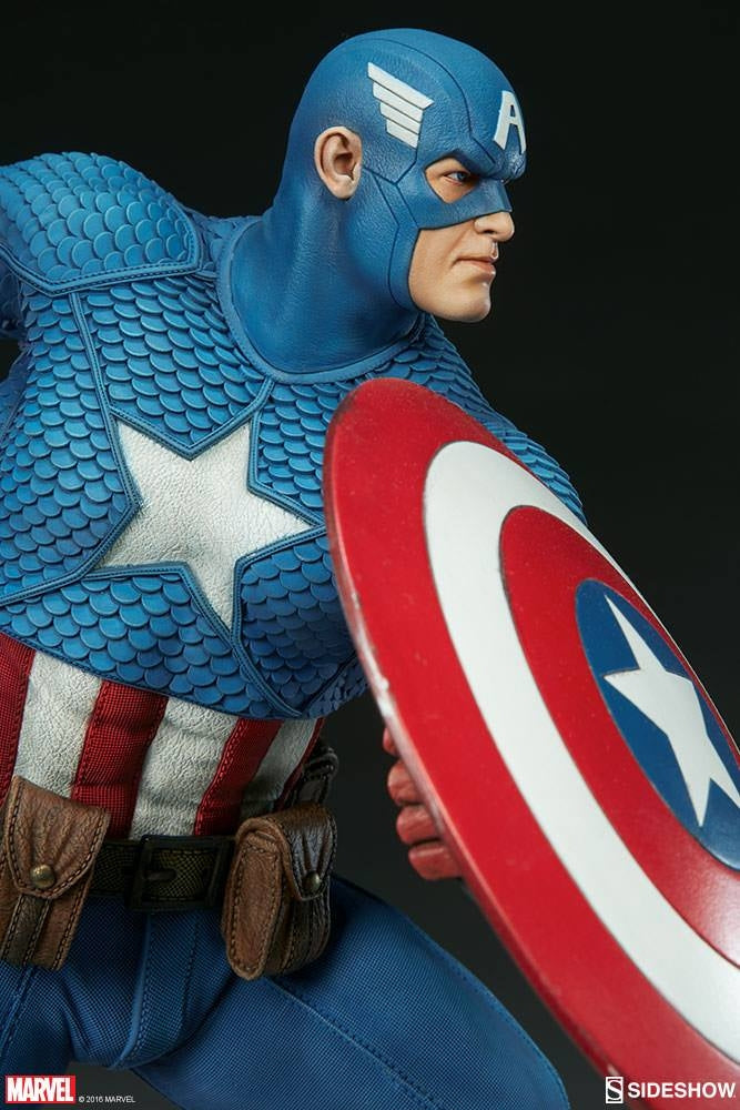 Sideshow Collectibles - Avengers Assemble Captain America Statue