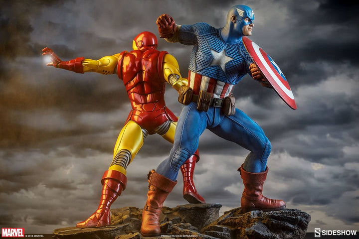 Sideshow Collectibles - Avengers Assemble Captain America Statue