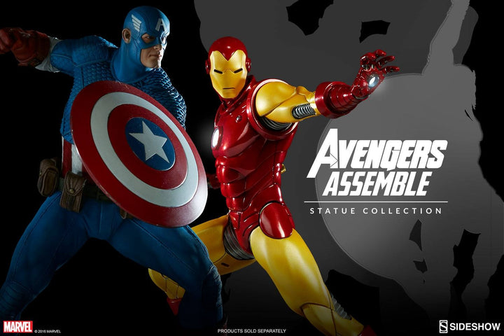 Sideshow Collectibles - Avengers Assemble Captain America Statue