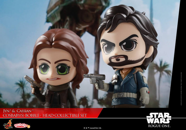 Hot Toys - COSB345 - Rogue One A Star Wars Story - Jyn & Cassian Cosbaby (S) Bobble-Head