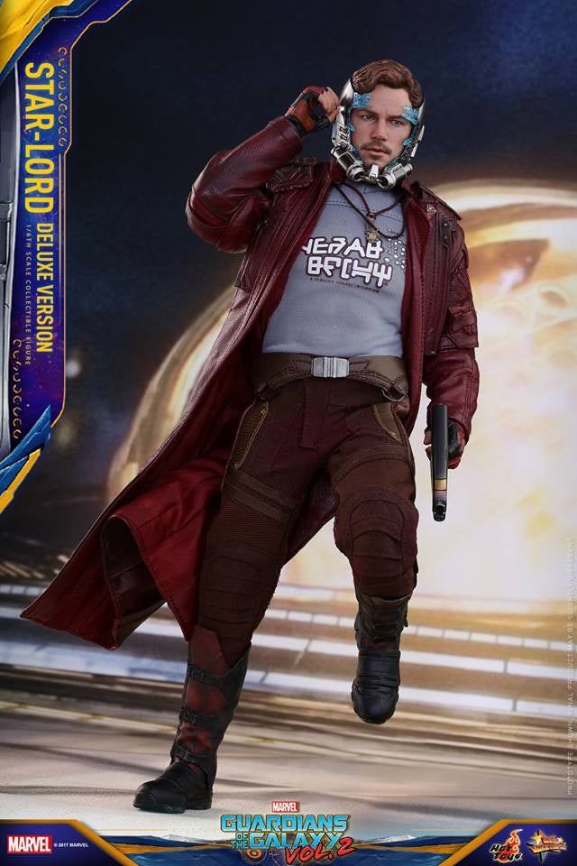 Hot Toys - MMS421 – Guardians of the Galaxy Vol. 2 – Star-Lord Collectible Figure (Deluxe Version)