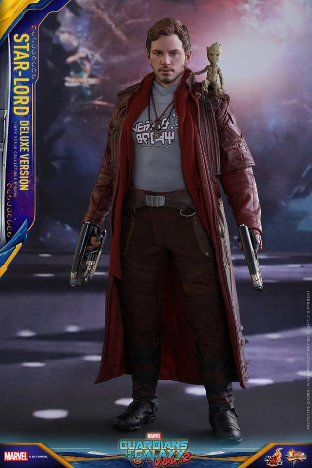 Hot Toys - MMS421 – Guardians of the Galaxy Vol. 2 – Star-Lord Collectible Figure (Deluxe Version)