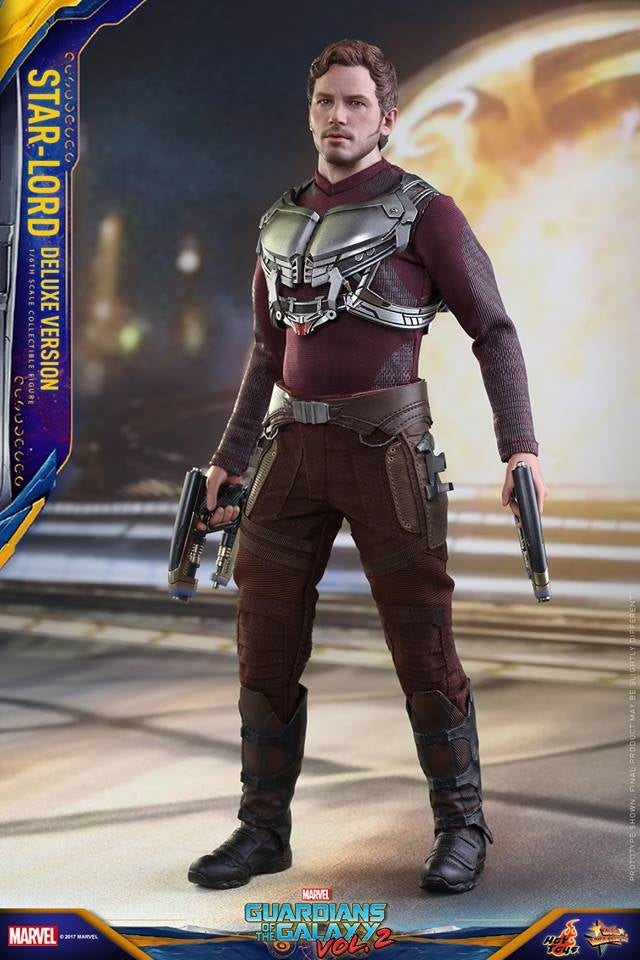 Hot Toys - MMS421 – Guardians of the Galaxy Vol. 2 – Star-Lord Collectible Figure (Deluxe Version)