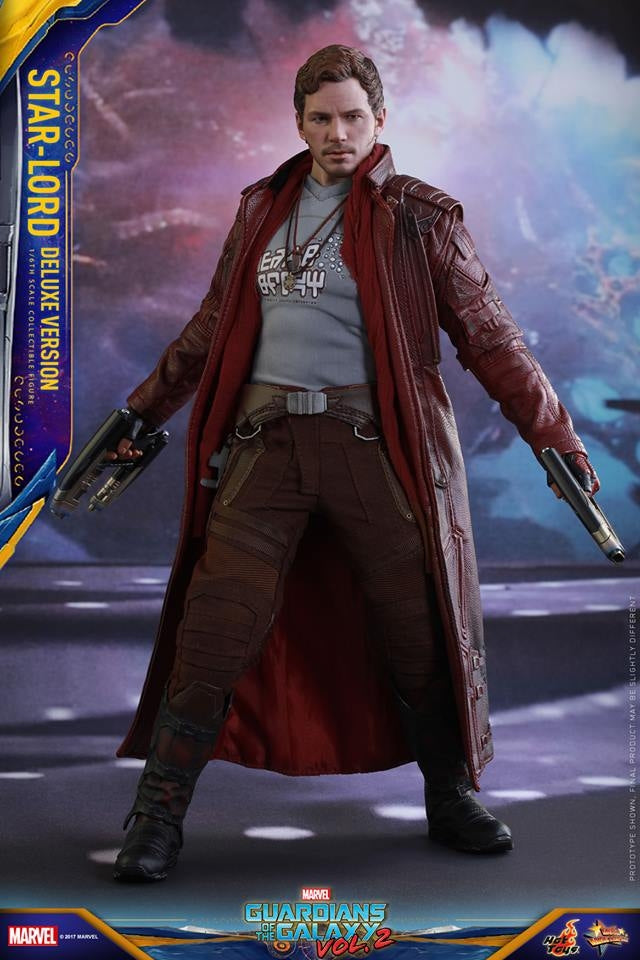 Hot Toys - MMS421 – Guardians of the Galaxy Vol. 2 – Star-Lord Collectible Figure (Deluxe Version)