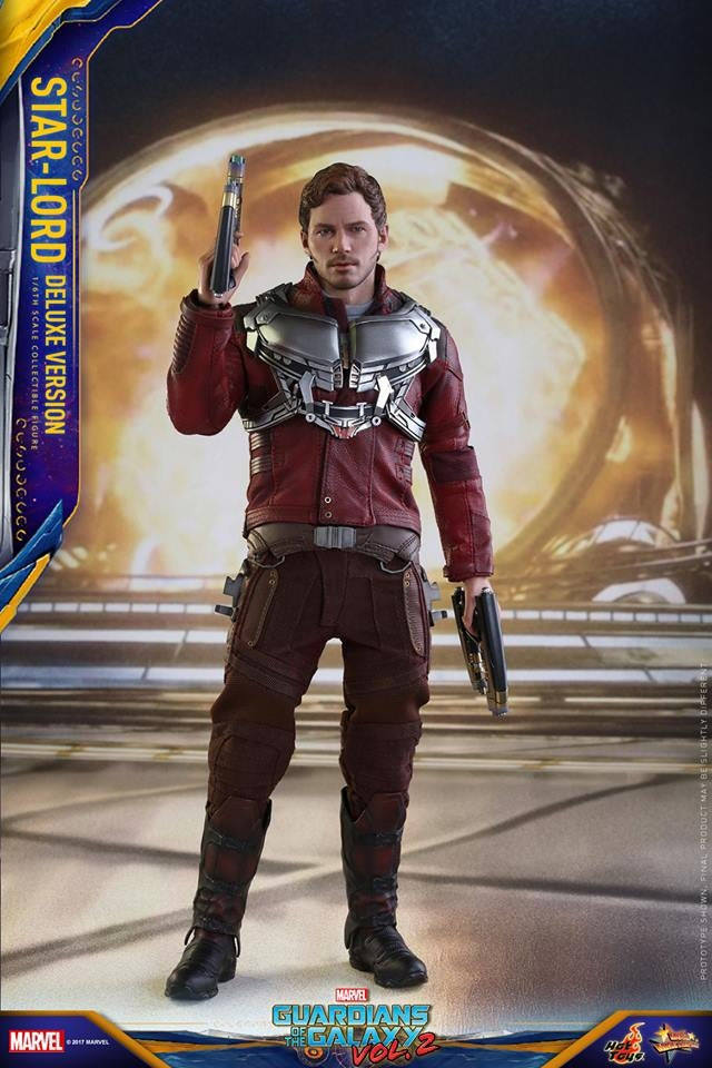 Hot Toys - MMS421 – Guardians of the Galaxy Vol. 2 – Star-Lord Collectible Figure (Deluxe Version)