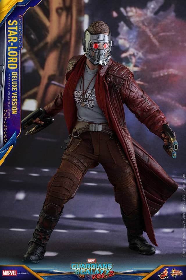 Hot Toys - MMS421 – Guardians of the Galaxy Vol. 2 – Star-Lord Collectible Figure (Deluxe Version)