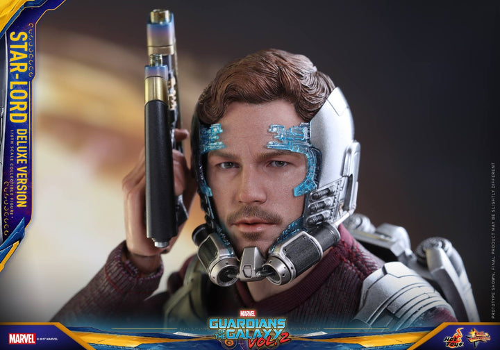 Hot Toys - MMS421 – Guardians of the Galaxy Vol. 2 – Star-Lord Collectible Figure (Deluxe Version)