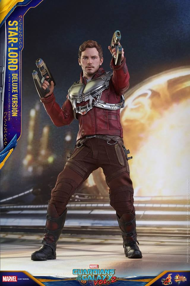 Hot Toys - MMS421 – Guardians of the Galaxy Vol. 2 – Star-Lord Collectible Figure (Deluxe Version)