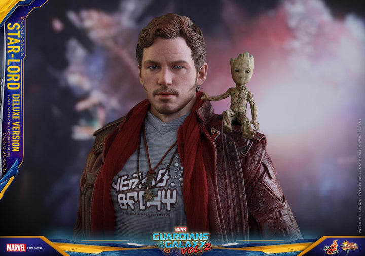 Hot Toys - MMS421 – Guardians of the Galaxy Vol. 2 – Star-Lord Collectible Figure (Deluxe Version)