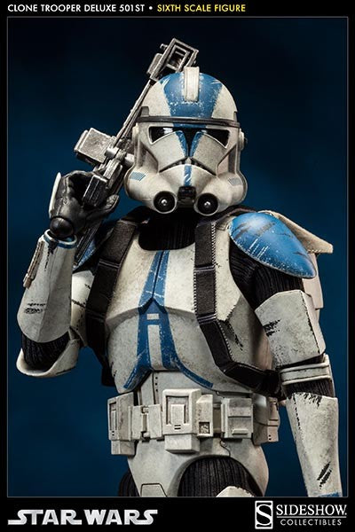 Sideshow - Sixth Scale Figure - Clone Trooper (501st Legion Version)