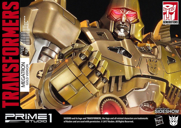 Prime1 Studio - Gold Transformers G1 Megatron Statue