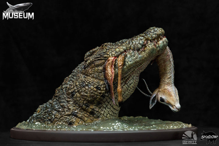 Infinity Studio - Museum Series 1/4th Nile Crocodile hunting Thomson's Gazelle