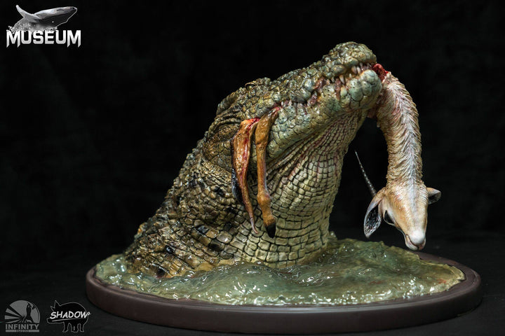 Infinity Studio - Museum Series 1/4th Nile Crocodile hunting Thomson's Gazelle