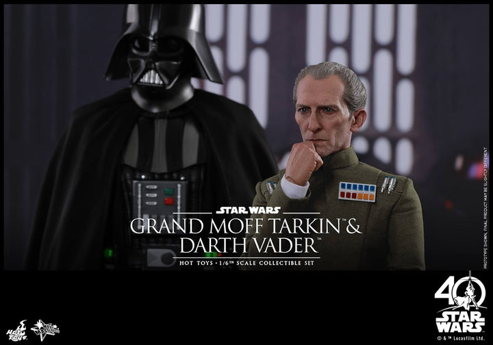 Hot Toys - MMS434 - Star Wars: Episode IV A New Hope - Grand Moff Tarkin & Darth Vader Collectible Set