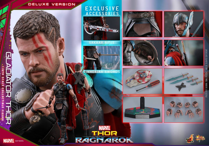 Hot Toys - MMS445 - Thor: Ragnarok - Gladiator Thor (Deluxe Version)