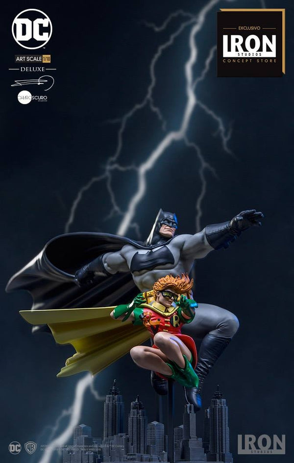 Iron Studios - Deluxe Art Scale 1/10 - The Dark Knight - Batman & Robin