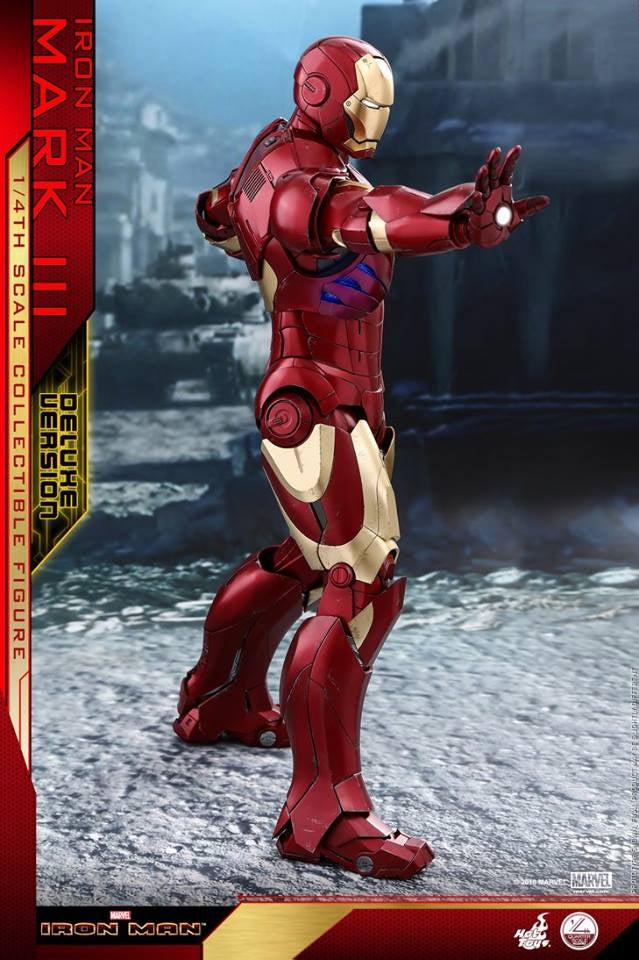 [Pre-Order]  Hot Toys - QS011 - Iron Man - 1/4th scale Mark III Collectible Figure