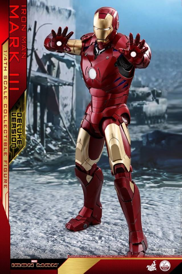 [Pre-Order]  Hot Toys - QS011 - Iron Man - 1/4th scale Mark III Collectible Figure