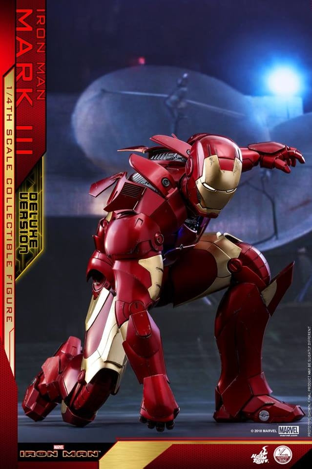 [Pre-Order]  Hot Toys - QS011 - Iron Man - 1/4th scale Mark III Collectible Figure