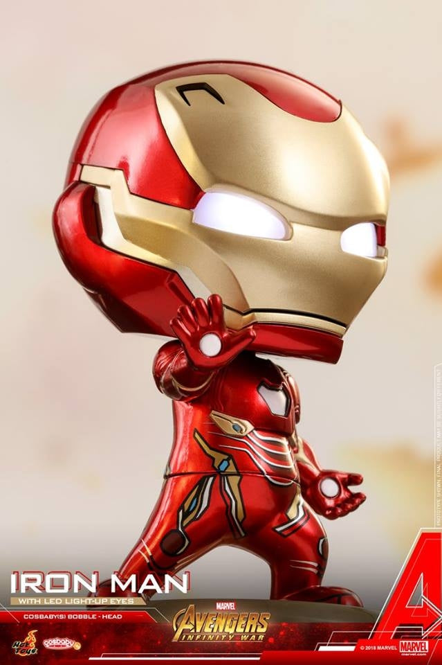 [Pre-Order] Hot Toys - COSB430 - Avengers: Infinity War - Cosbaby (S) Bobble-Head - Iron Man (With Light-up Function)