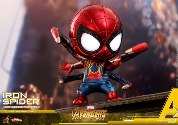 [Pre-Order] Hot Toys - COSB448 - Avengers: Infinity War - Cosbaby (S) Bobble-Head - Iron Spider