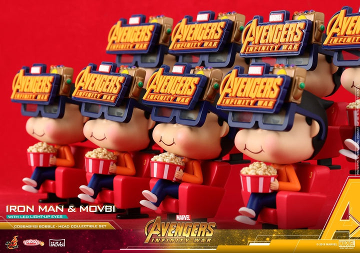 [Pre-Order] Hot Toys - COSB467 - Avengers: Infinity War - Cosbaby (S) Bobble-Head - Doctor Strange & Wong Collectible Set