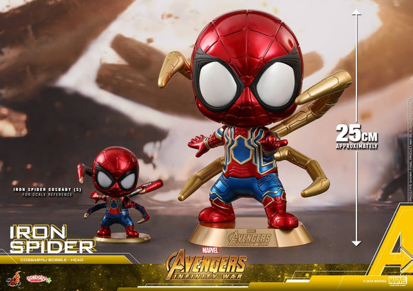 [Pre-Order] Hot Toys - COSB470 - Avengers: Infinity War - Cosbaby (S) Bobble-Head - Avengers: Infinity War Movbi with Iron Man