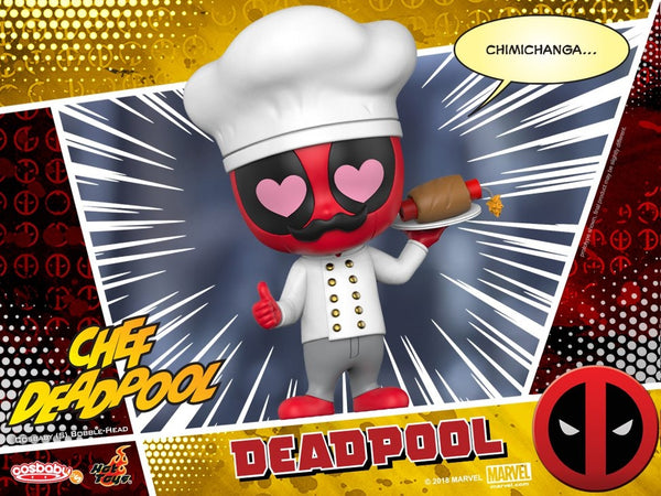 [Pre-Order] Hot Toys - COSB484 - Deadpool - Cosbaby (S) Bobble-Head Series - Chef Deadpool Cosbaby (S) Bobble-Head