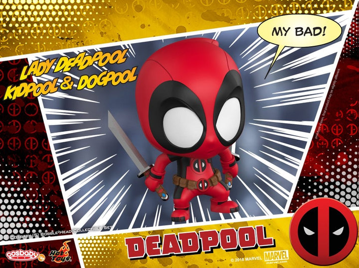 [Pre-Order] Hot Toys - COSB485 - Deadpool - Cosbaby (S) Bobble-Head Series - Lounging Deadpool Cosbaby (S) Bobble-Head