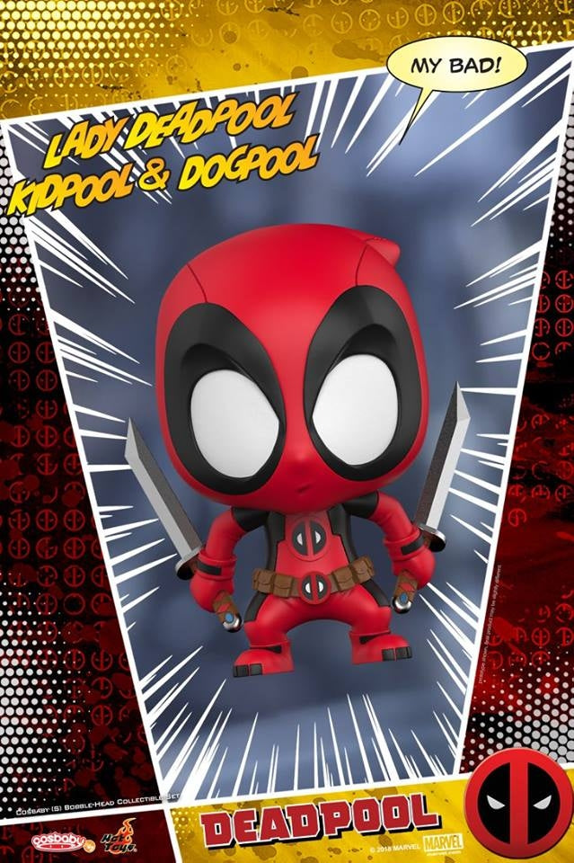 [Pre-Order] Hot Toys - COSB485 - Deadpool - Cosbaby (S) Bobble-Head Series - Lounging Deadpool Cosbaby (S) Bobble-Head