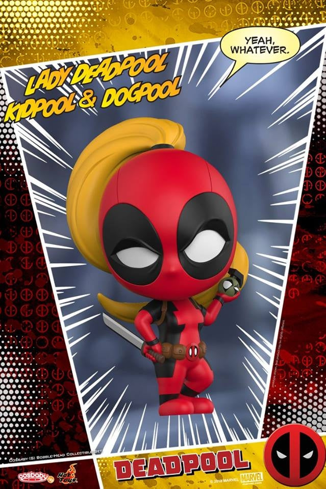 [Pre-Order] Hot Toys - COSB485 - Deadpool - Cosbaby (S) Bobble-Head Series - Lounging Deadpool Cosbaby (S) Bobble-Head