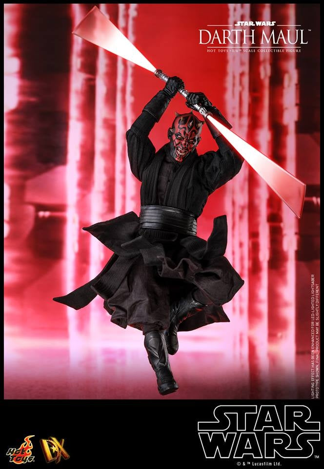 [Pre-Order] Hot Toys - DX17 - Star Wars Episode I - The Phantom Menace - 1/6th scale Darth Maul with Sith Speeder Collectible