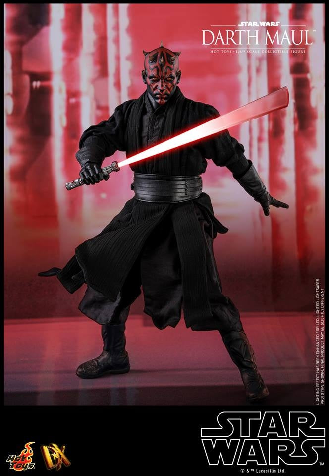 [Pre-Order] Hot Toys - DX17 - Star Wars Episode I - The Phantom Menace - 1/6th scale Darth Maul with Sith Speeder Collectible