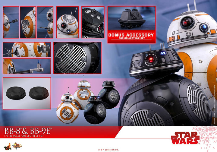 Hot Toys – MMS442 – Star Wars: The Last Jedi – 1/6th scale BB-8 & BB-9E Collectible Set