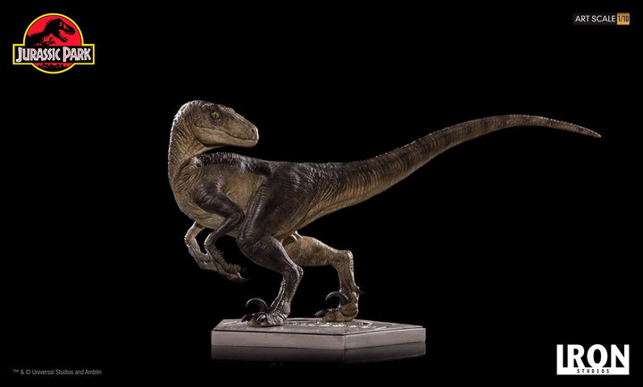 [Pre-Oder] Iron Studios - Crouching Velociraptor Art Scale 1/10 - Jurassic Park