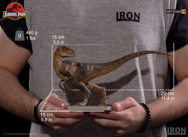 [Pre-Oder] Iron Studios - Crouching Velociraptor Art Scale 1/10 - Jurassic Park