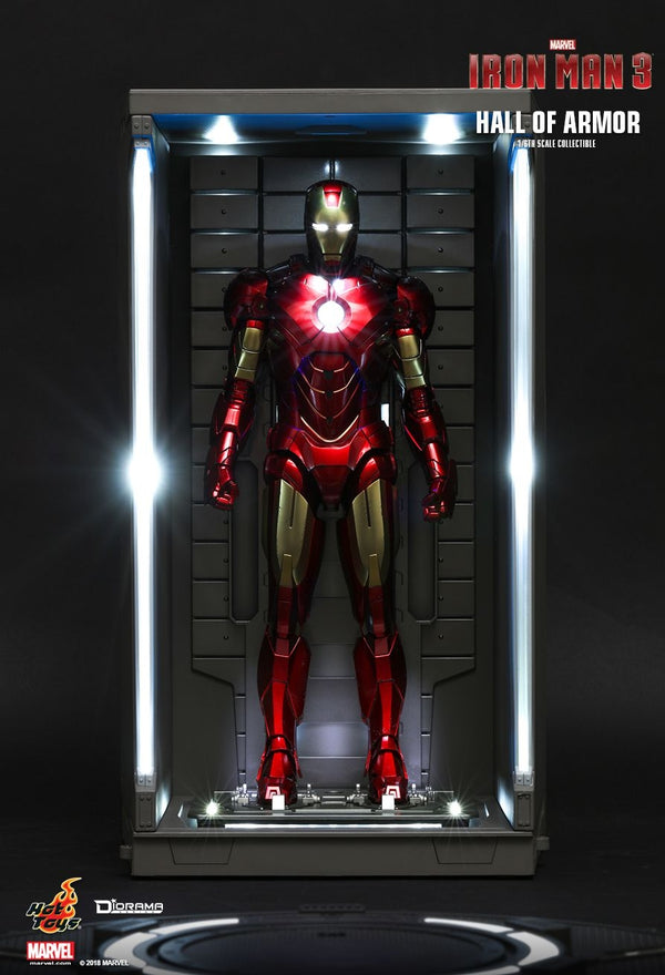 [Pre Order] Hot Toys - DS001A - Iron Man 3- 1/6th scale Hall of Armor Collectible