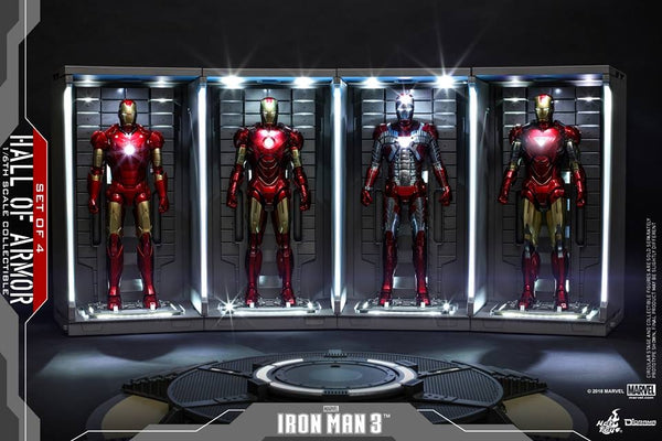 [Pre Order] Hot Toys - DS001A - Iron Man 3- 1/6th scale Hall of Armor Collectible