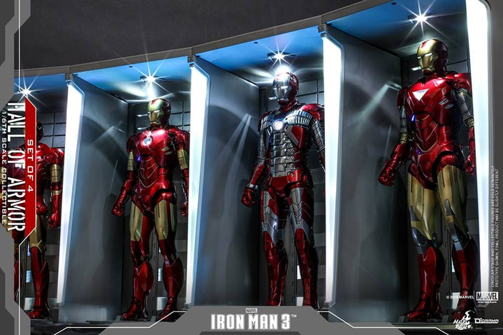 [Pre Order] Hot Toys - DS001A - Iron Man 3- 1/6th scale Hall of Armor Collectible