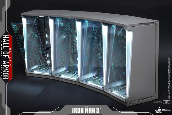 [Pre Order] Hot Toys - DS001A - Iron Man 3- 1/6th scale Hall of Armor Collectible