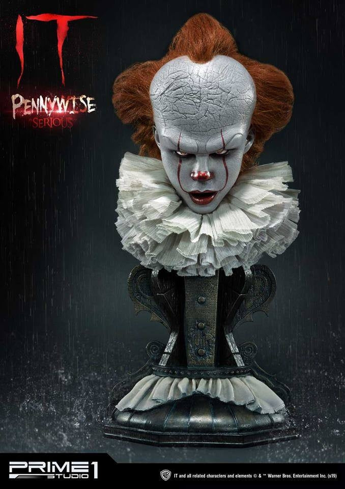 [Pre-Order] PRIME1 STUDIO - HDBIT-01: IT PENNYWISE BUST “SERIOUS” (IT 2017)