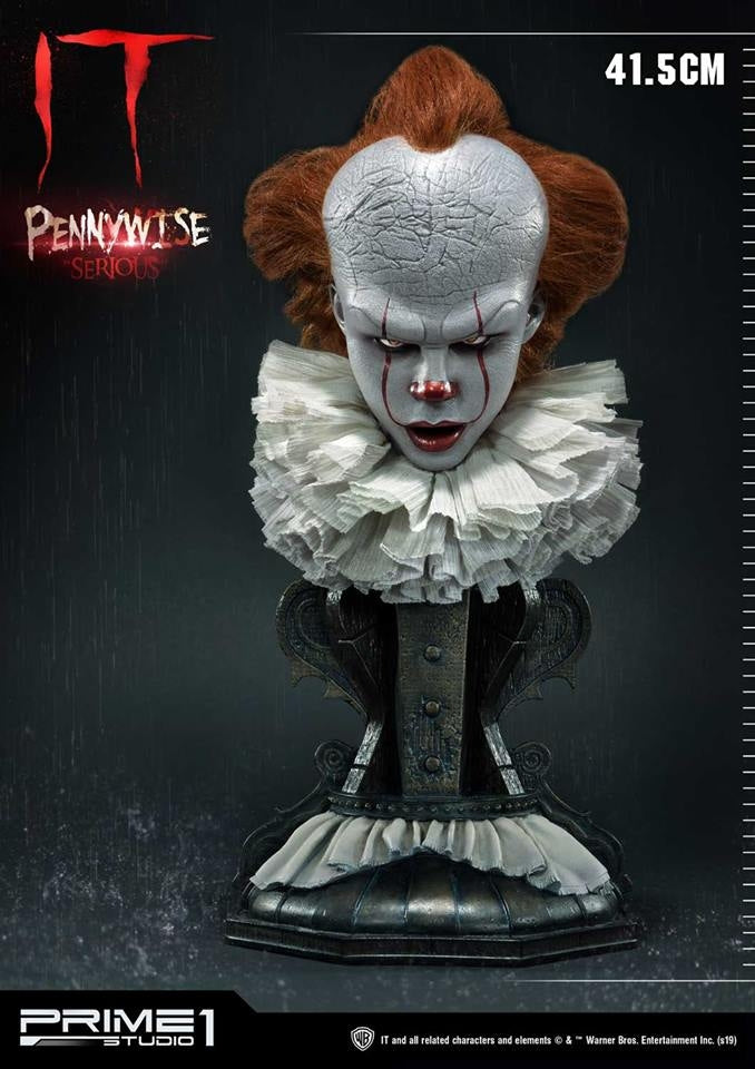 [Pre-Order] PRIME1 STUDIO - HDBIT-01: IT PENNYWISE BUST “SERIOUS” (IT 2017)