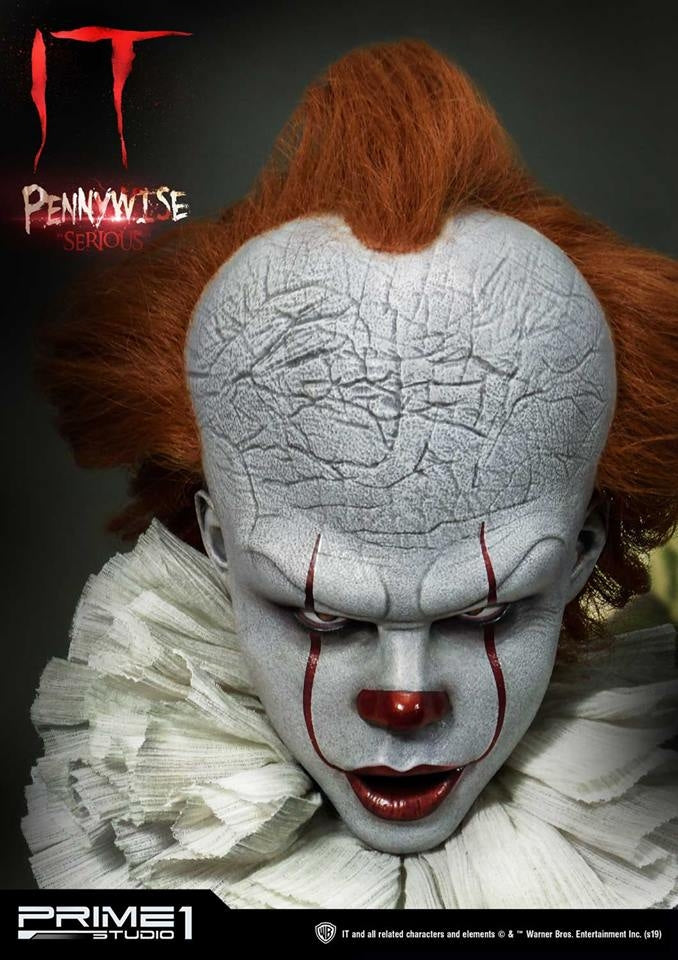 [Pre-Order] PRIME1 STUDIO - HDBIT-01: IT PENNYWISE BUST “SERIOUS” (IT 2017)