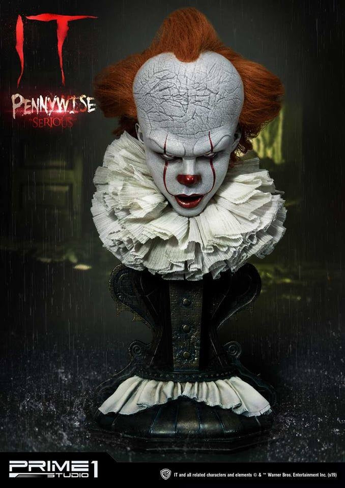 [Pre-Order] PRIME1 STUDIO - HDBIT-01: IT PENNYWISE BUST “SERIOUS” (IT 2017)