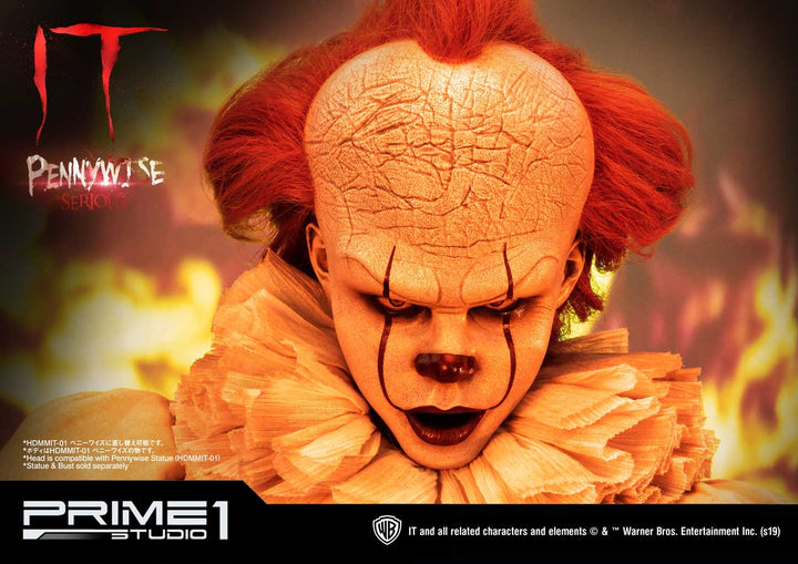 [Pre-Order] PRIME1 STUDIO - HDBIT-01: IT PENNYWISE BUST “SERIOUS” (IT 2017)