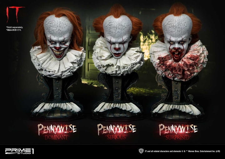 [Pre-Order] PRIME1 STUDIO - HDBIT-01: IT PENNYWISE BUST “SERIOUS” (IT 2017)