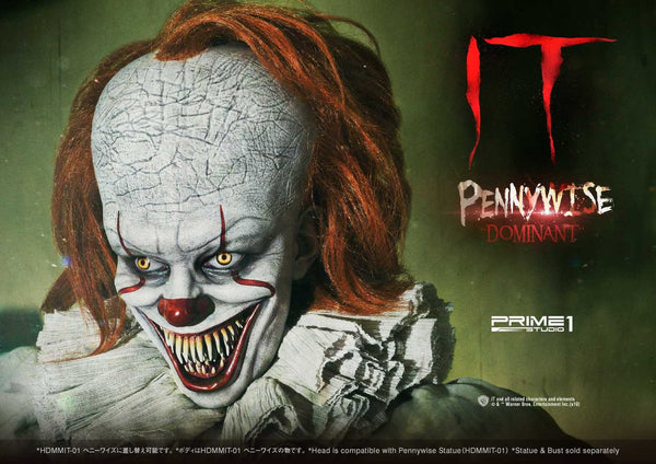 [Pre-Order] PRIME1 STUDIO - HDBIT-02: IT PENNYWISE BUST “DOMINANT” (IT 2017)